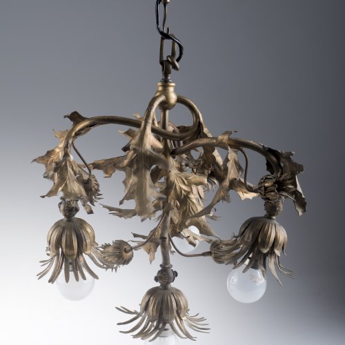 Deckenlampe 'Chardons', um 1900