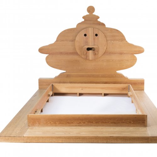 'Bocca della Verità' bed, 1974