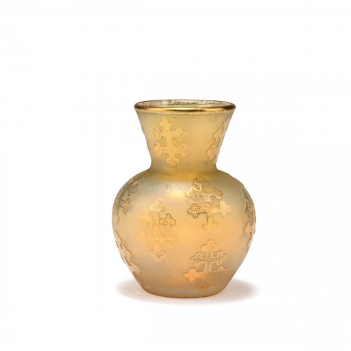 Kleine Vase 'Croix de Lorraine', um 1895