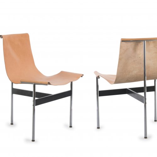 Vier Armlehnstühle 'T-chair - 3LC', 1952/ 53