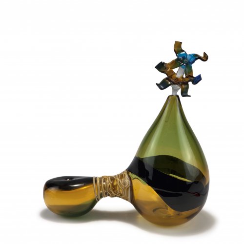 Vase with stopper, c1960