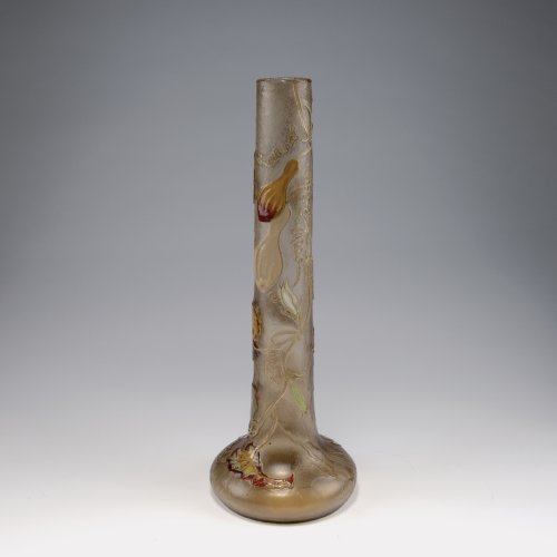Japonisierende Stangenvase 'Coloquintes', um 1900