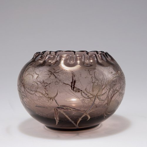 Vase 'Cardères sauvages', um 1885