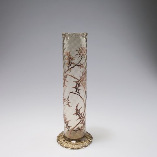 Stangenvase 'Chardon lorrain', um 1884