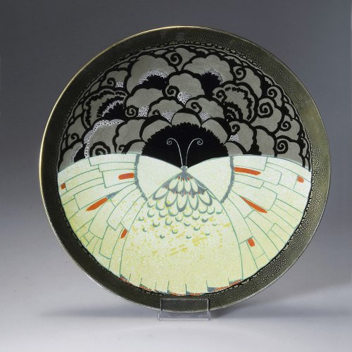 Zierteller mit Schmetterling, um 1928