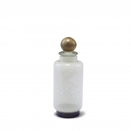 'A reticello' flacon and stopper, c1932/33