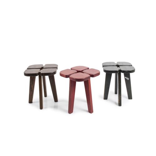 Three 'Apila' stools, c. 1955