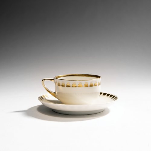 Tea cup and saucer, c. 1906