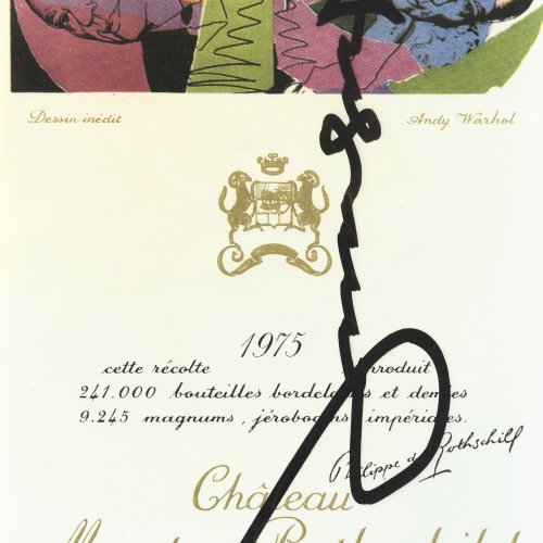 Label 'Château Mouton Rothschild', 1975