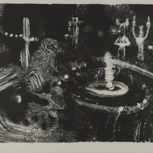 Mappenwerk 'Le acque d'Arno' nach sechs Versen von Dante, 1970