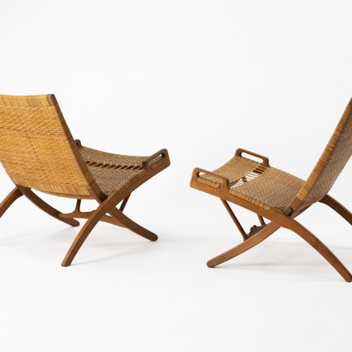Two folding 'X chairs' , 1949