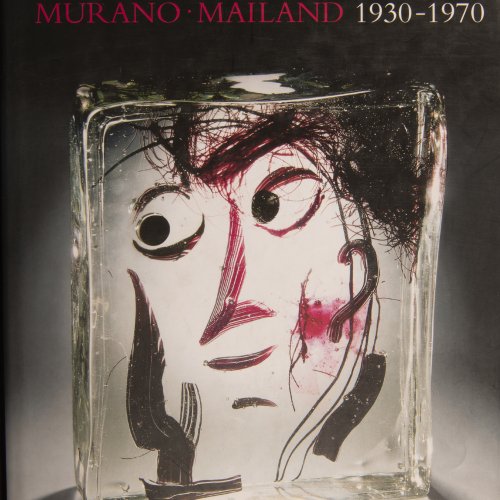 Konvolut von zwei Büchern Murano Glas