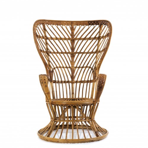 Wicker chair, c. 1950