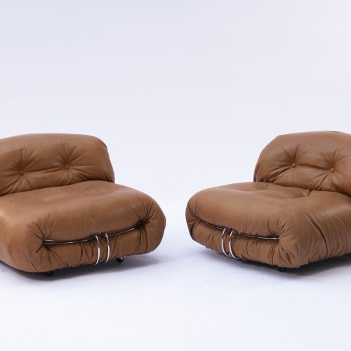2 'Soriana' armchairs, 1970