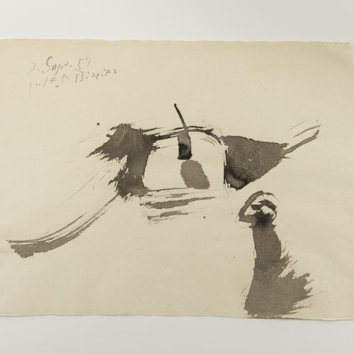 Ohne Titel (Abstrakte Komposition), 1959