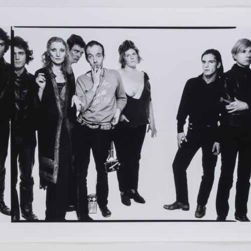 'Andy Warhol and members of the Factory, New York City, 10-30-69', 1969 (Aufnahme)