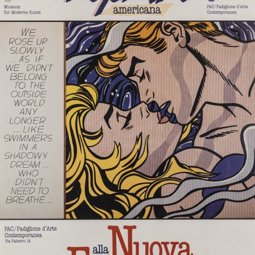 Exhibition poster 'alla Nuova Figurazione', 1987