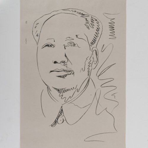 Wallpaper 'Mao', 1976 (for the Venice Biennale)