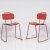 Set of two 'Libra' stacking chairs, 1970s