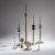 Set of six television tower models and two small sculptures, 1960-1980s