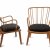 Set of two lounge chairs, 1940/50s