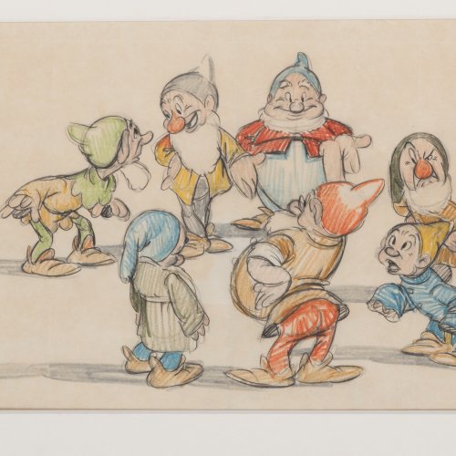 'The Seven Dwarfs', ca. 1937