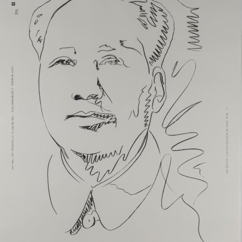 Wallpaper 'Mao', 1989 für die Warhol-Retrospektive im Museum of Modern Art 1989-1990