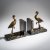 Two 'Flamingo' bookends, c. 1928