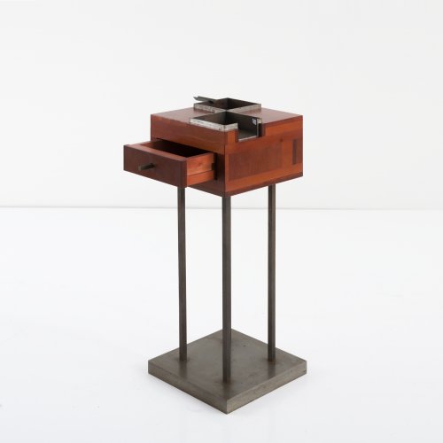 'Whiskey and Cigars' side table, 1980s