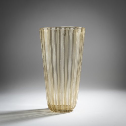 Vase 'A fasce verticali', um 1950
