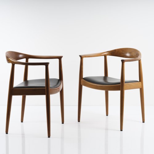 Two 'PP 503' armchairs
