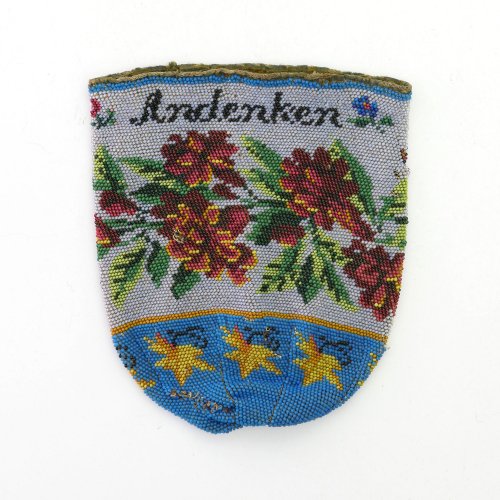 Souvenir pouch 'Zum Andenken', 1st half of the 19th century.