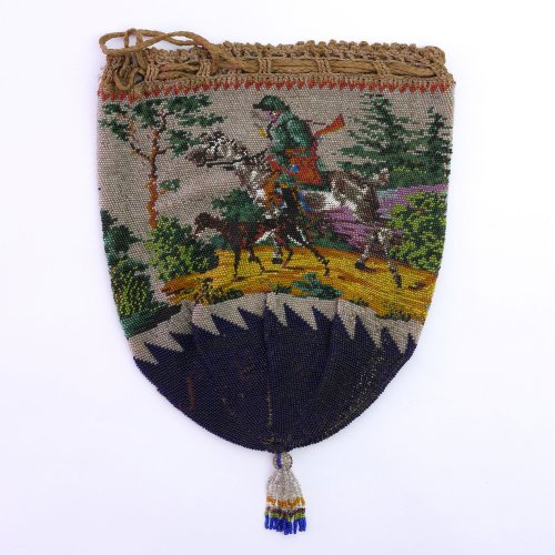 Pouch with hunting motif, 1st half of the 19th century
