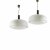 Two 'KD 62' ceiling lights, 1962
