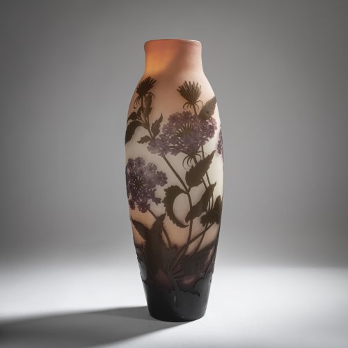 Tall 'Géraniums' vase, 1905-08