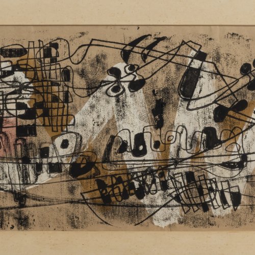 Ohne Titel (Abstrakte Komposition), 1953