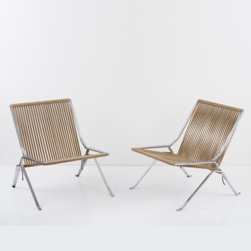 Zwei Sessel 'PK 25' - 'Element chair', 1952