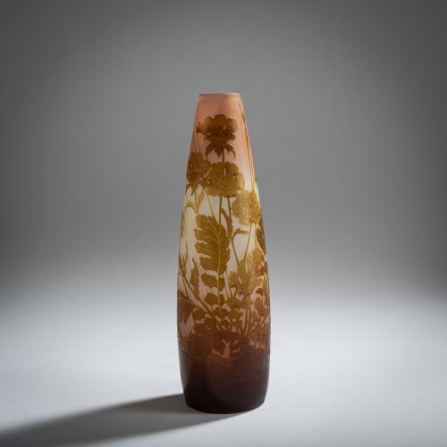 'Géraniums, Fougères' vase, 1908-20