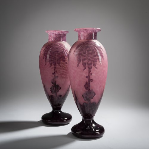 Zwei Vasen 'Dahlias', 1923-26