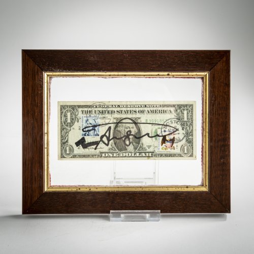 'One Dollar Note', 1963 (Serie)