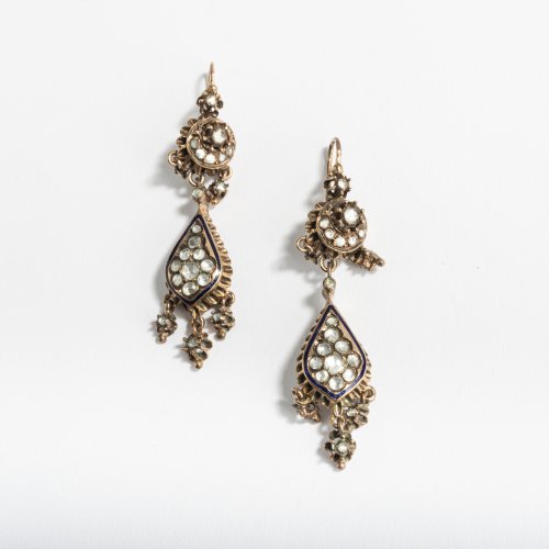 Pair of earrings, c. 1880