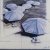 Ausstellungsplakat 'Umbrellas Blue III', 1986