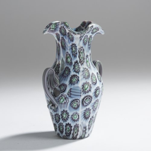 'Murrine' vase with handles, c. 1905
