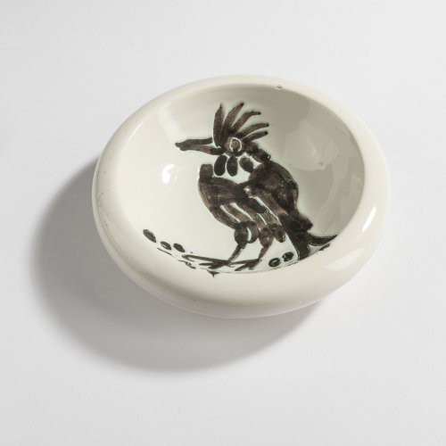 Ceramic bowl/ashtray 'Oiseau à la huppe', 1952 (Design)