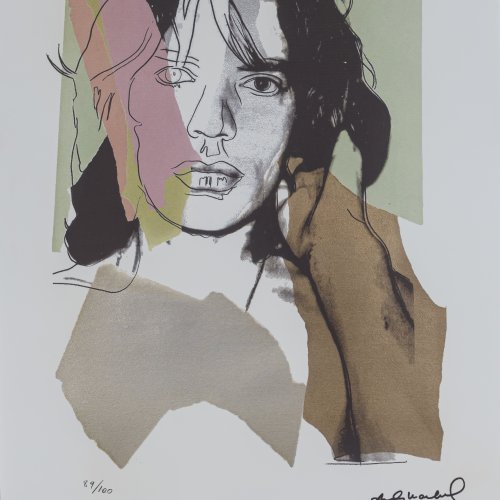 Poster nach 'Mick Jagger', 1975 (späterer Druck)
