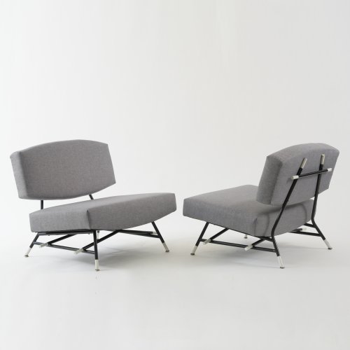 Zwei Sessel, ein Dreiersofa '865', 1958