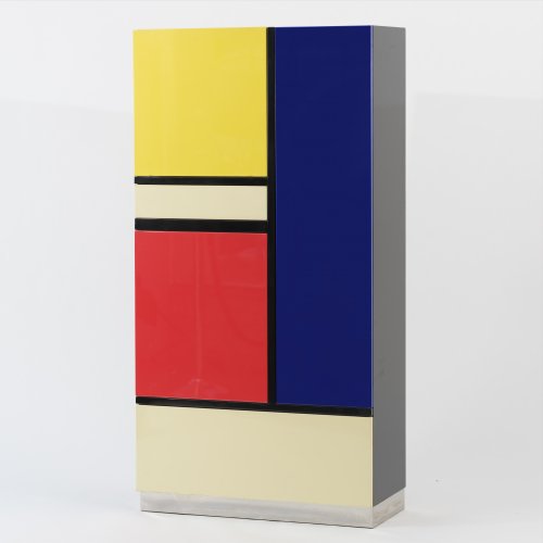 'Mondrian' cabinet, 1976