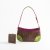 Handbag and wallet with a paisley pattern