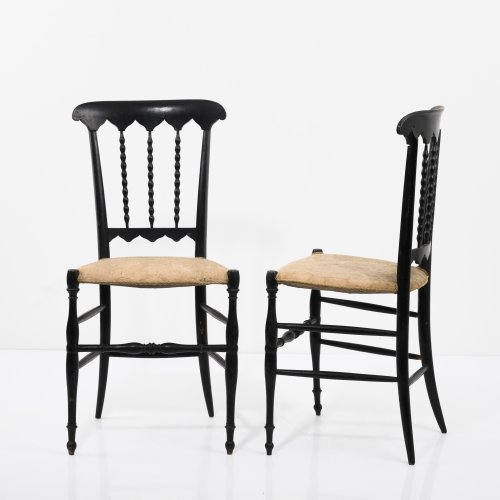 Zwei 'Chiavari'-Stühle, 1920/30er Jahre
