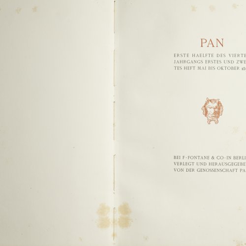 PAN, 4. Jahrgang 1898, Bd. 1
